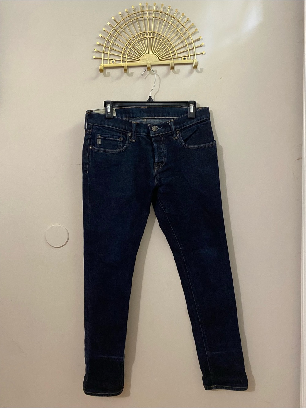 Abercrombie & Fitch Men's Navy Slim Jeans